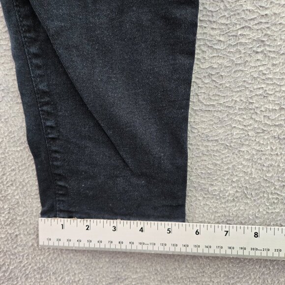 True Religion Women Jeans 32 Black Casey‎ Super Skinny Low Rise Studded Pockets - Picture 5 of 15